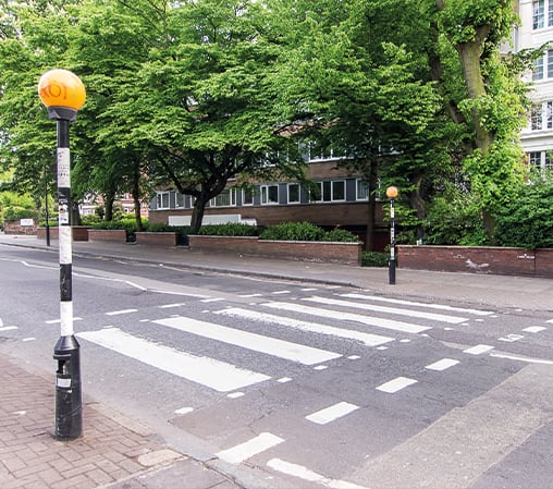 Famose strisce pedonali dei Beatles
